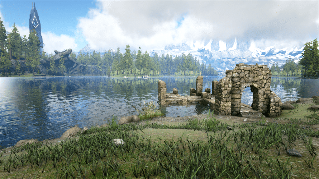 A deserted dock on Ark: Valguero