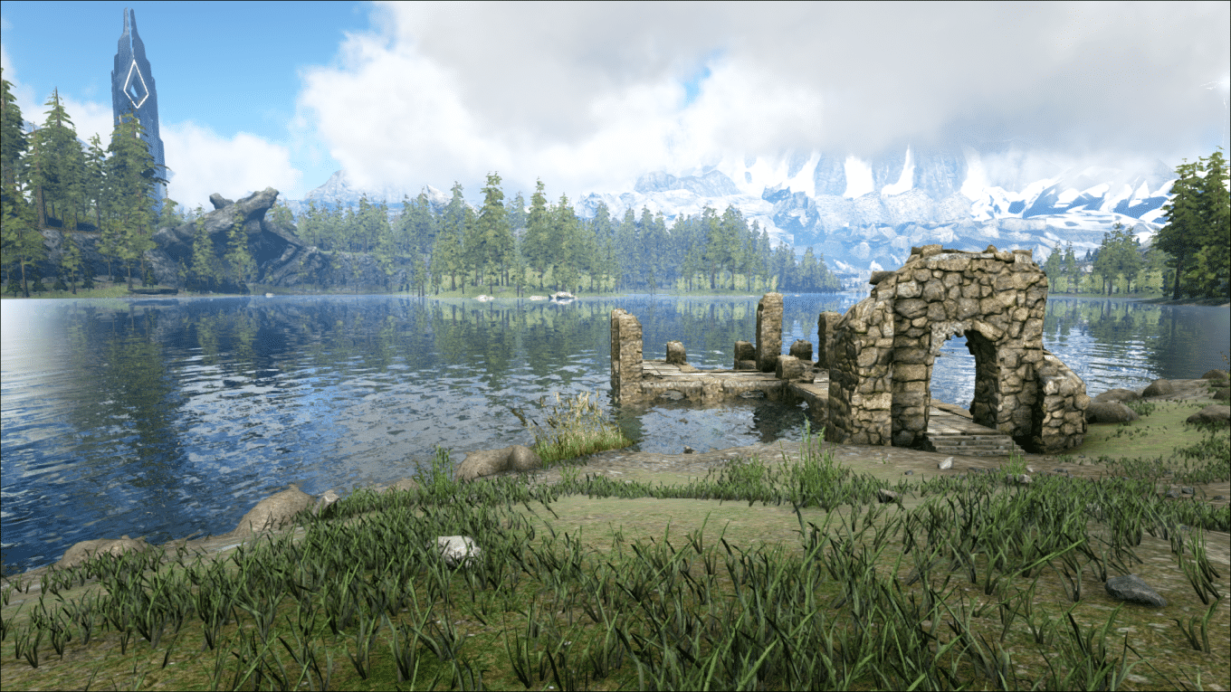 A deserted dock on Ark: Valguero