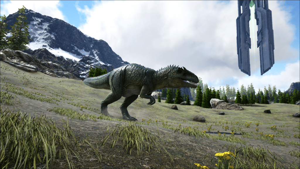 The deadly Giganotosaurus on Ark: Ragnarok