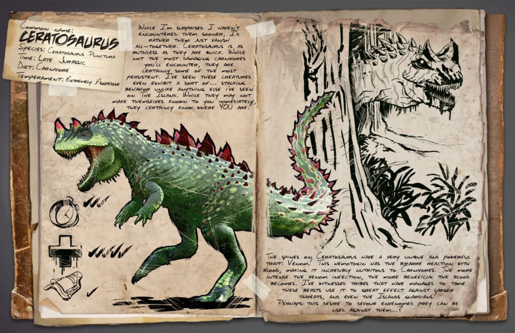 ARK: Additions - Ceratosaurus Dossier
