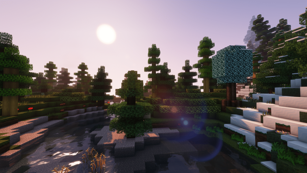 Minecraft Enigmatica 2: Lens Flare And Reflections